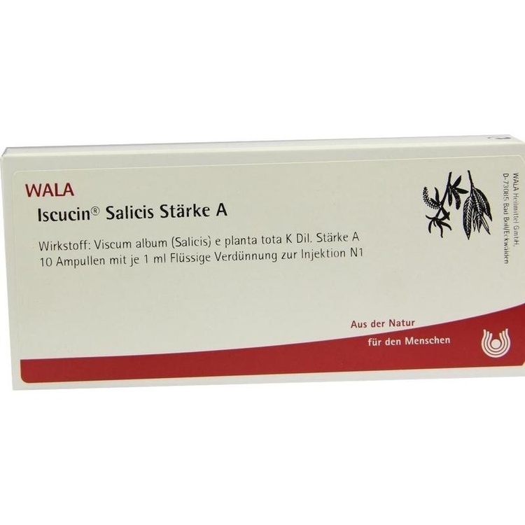 ISCUCIN salicis Stärke A Ampullen 10X1 ml