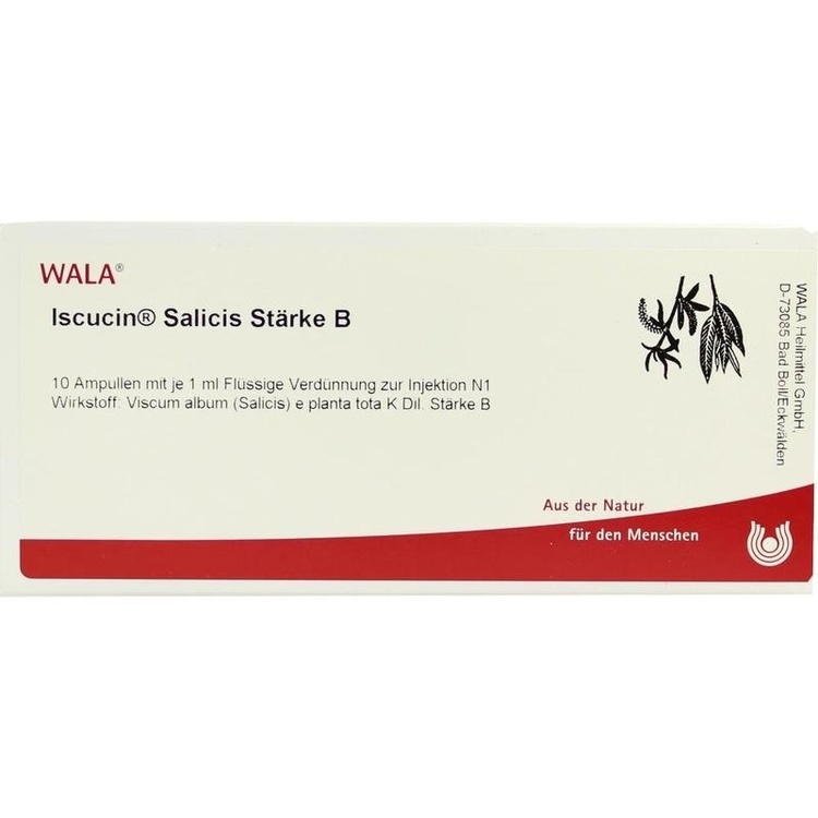 ISCUCIN salicis Stärke B Ampullen 10X1 ml