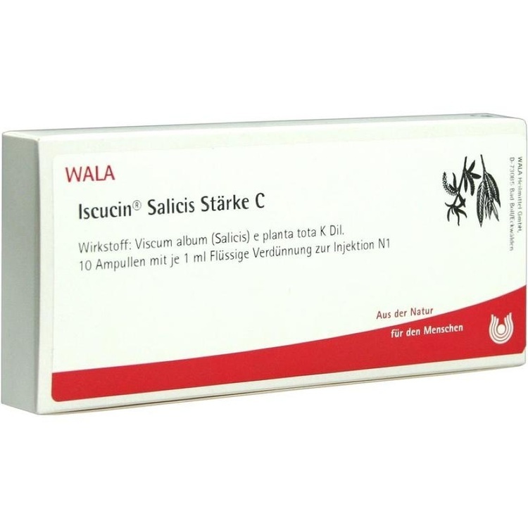 ISCUCIN salicis Stärke C Ampullen 10X1 ml