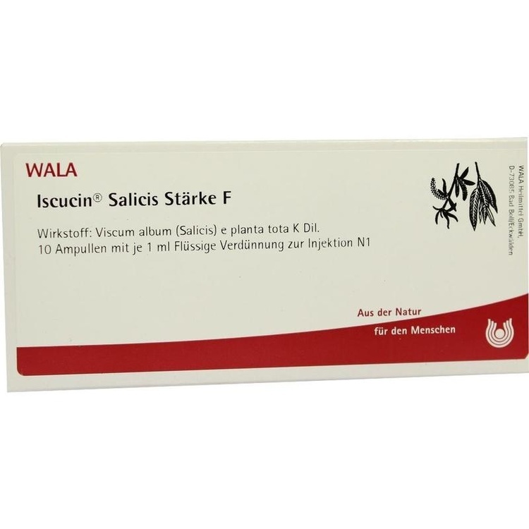 ISCUCIN salicis Stärke F Ampullen 10X1 ml