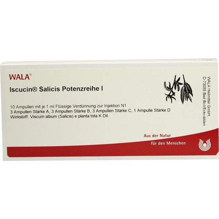 ISCUCIN salicis Potenzreihe I Ampullen 10X1 ml