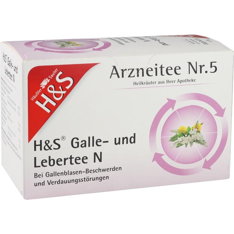 H&S Galle- und Lebertee N Filterbeutel 20X2.0 g