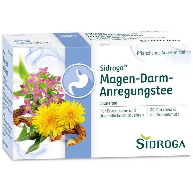 SIDROGA Magen-Darm-Anregungstee Filterbeutel 20X2.0 g