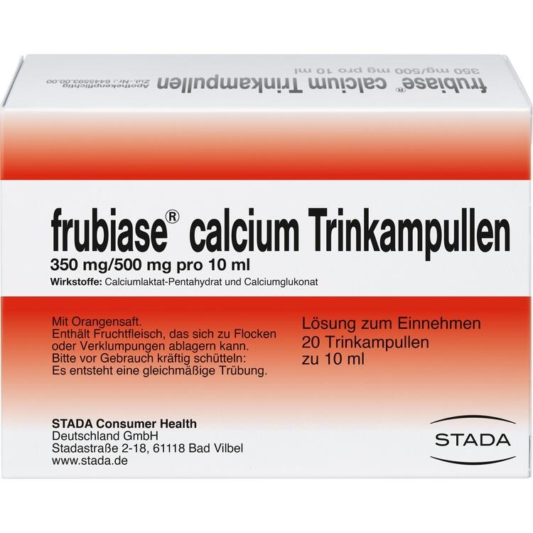 FRUBIASE CALCIUM T Trinkampullen 20 St