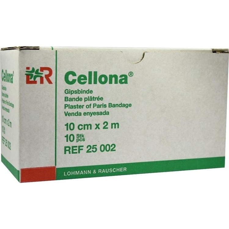 CELLONA Gipsbinden 10 cmx2 m 2X5 St