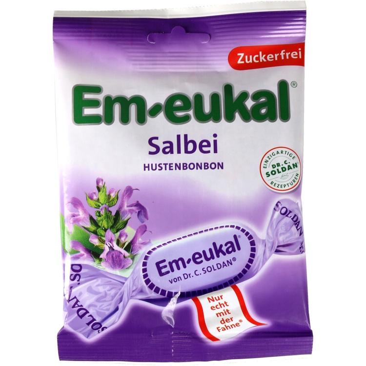 EM-EUKAL Bonbons Salbei zuckerfrei 75 g
