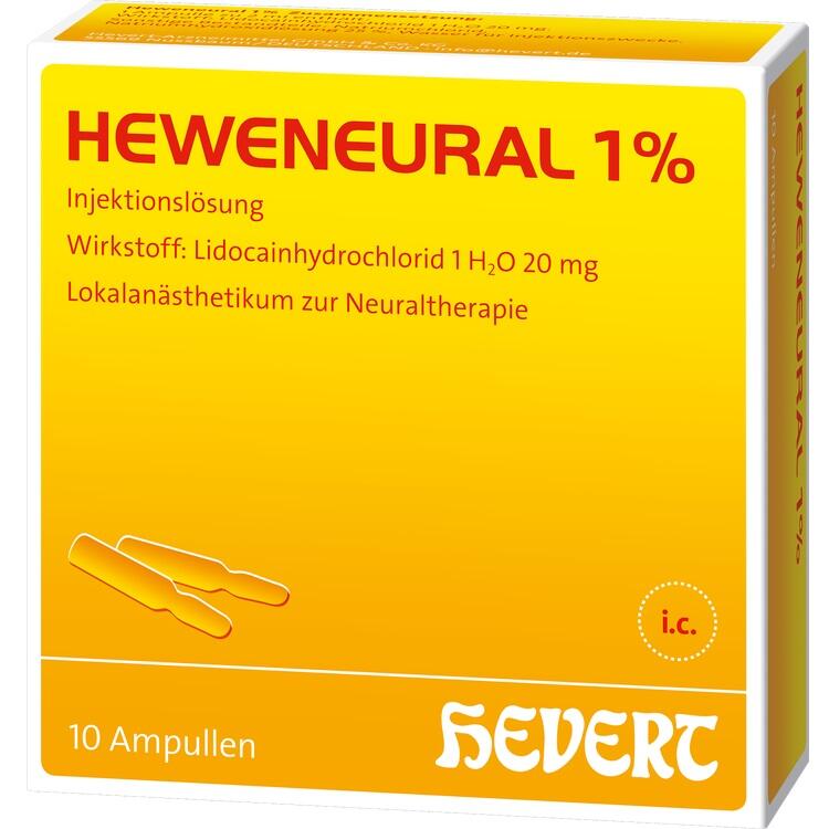 HEWENEURAL 1% Injektionslösung Ampullen 10X2 ml