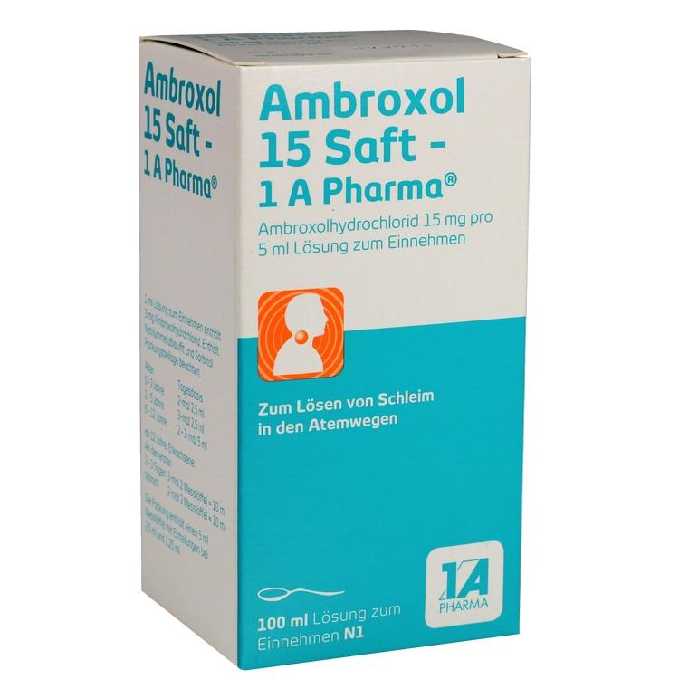 AMBROXOL 15 Saft-1A Pharma 100 ml