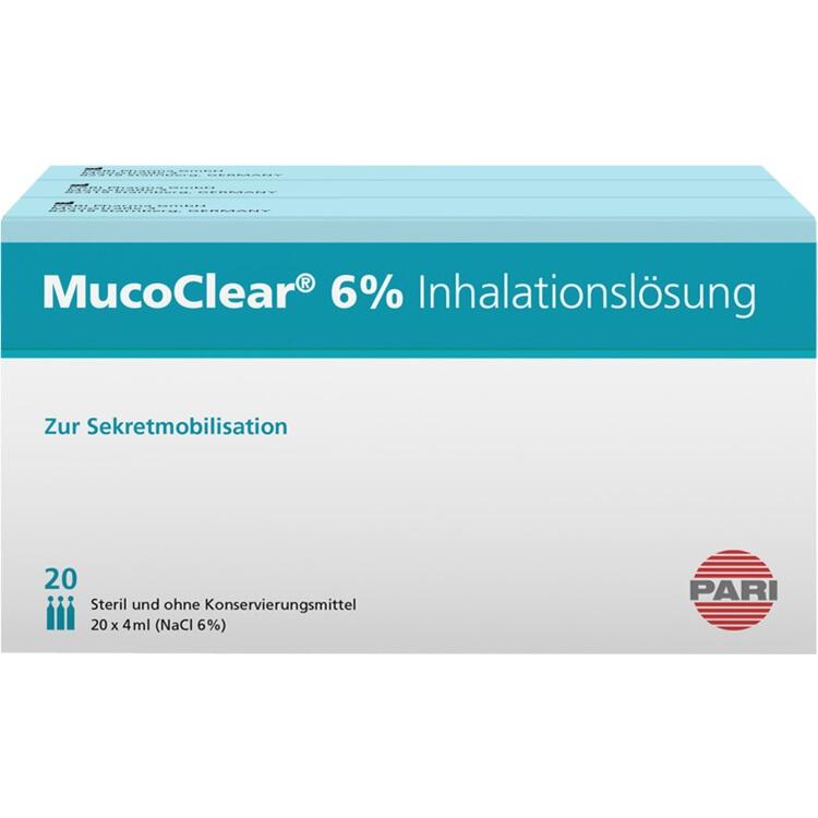 MUCOCLEAR 6% NaCl Inhalationslösung 60X4 ml