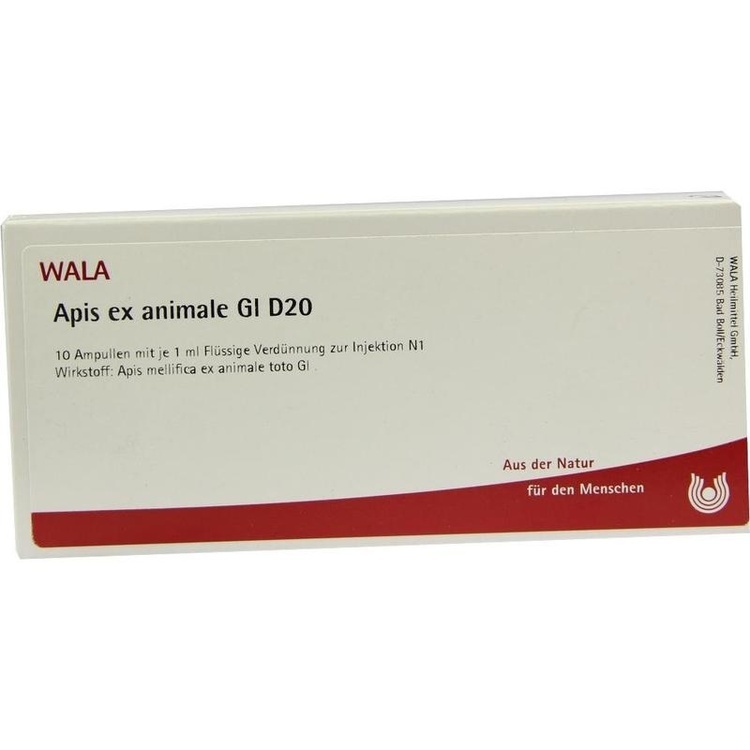 APIS EX animale GL D 20 Ampullen 10X1 ml