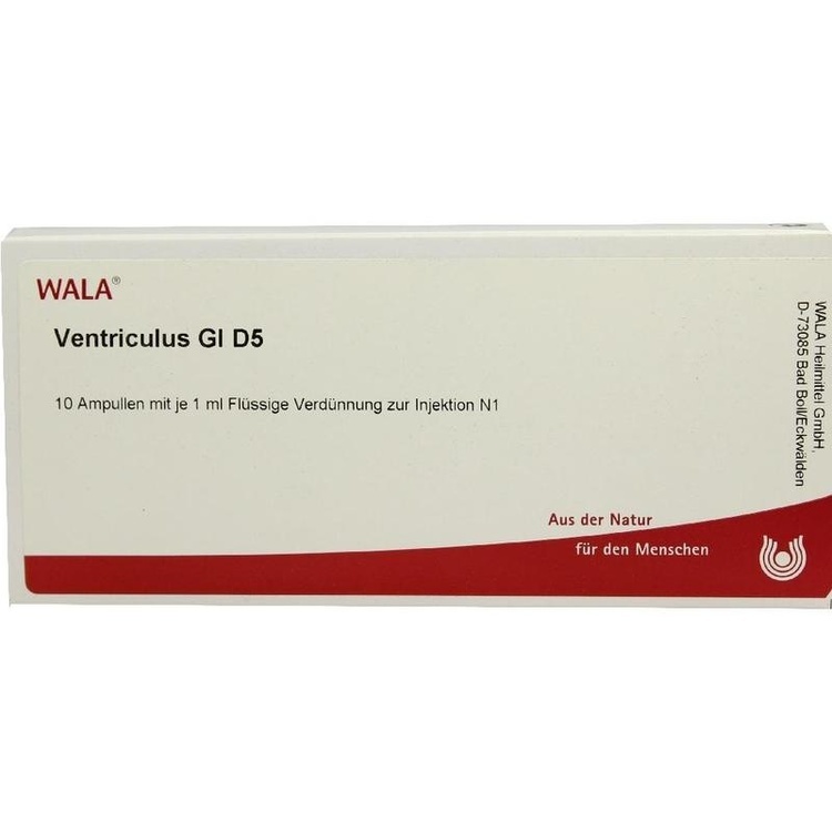 VENTRICULUS GL D 5 Ampullen 10X1 ml