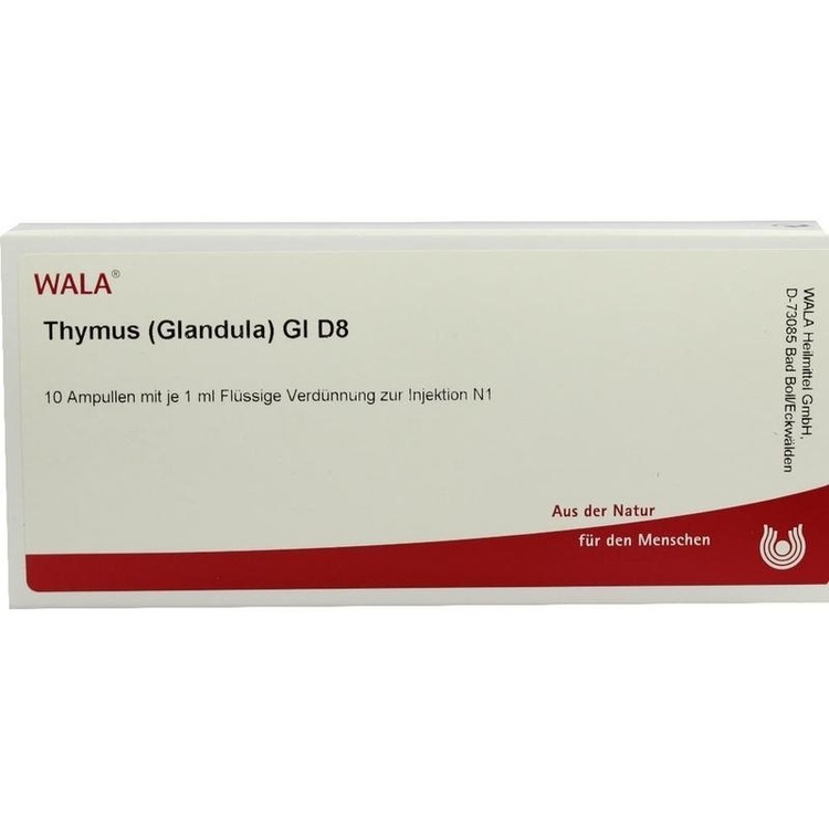 THYMUS GLANDULA GL D 8 Ampullen 10X1 ml