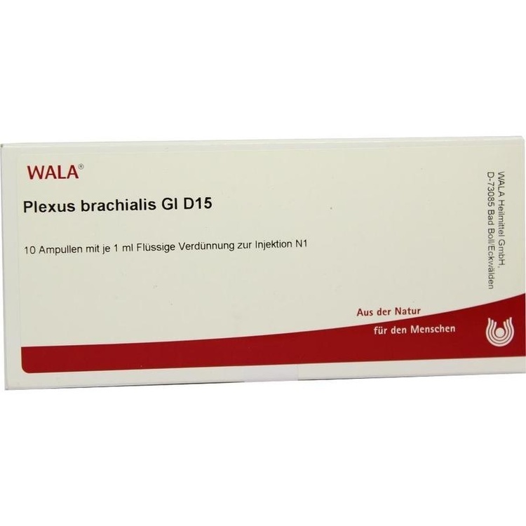 PLEXUS BRACHIALIS GL D 15 Ampullen 10X1 ml