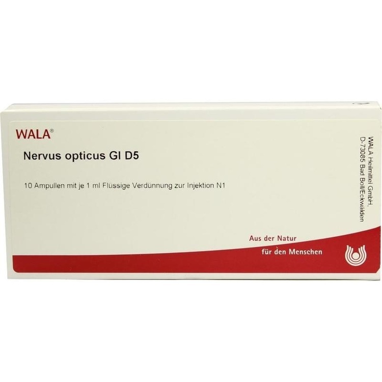 NERVUS OPTICUS GL D 5 Ampullen 10X1 ml