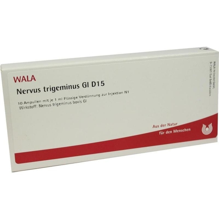 NERVUS TRIGEMINUS GL D 15 Ampullen 10X1 ml