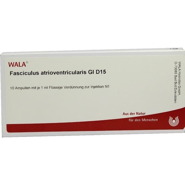 FASCICULUS atrioventricularis GL D 15 Ampullen 10X1 ml