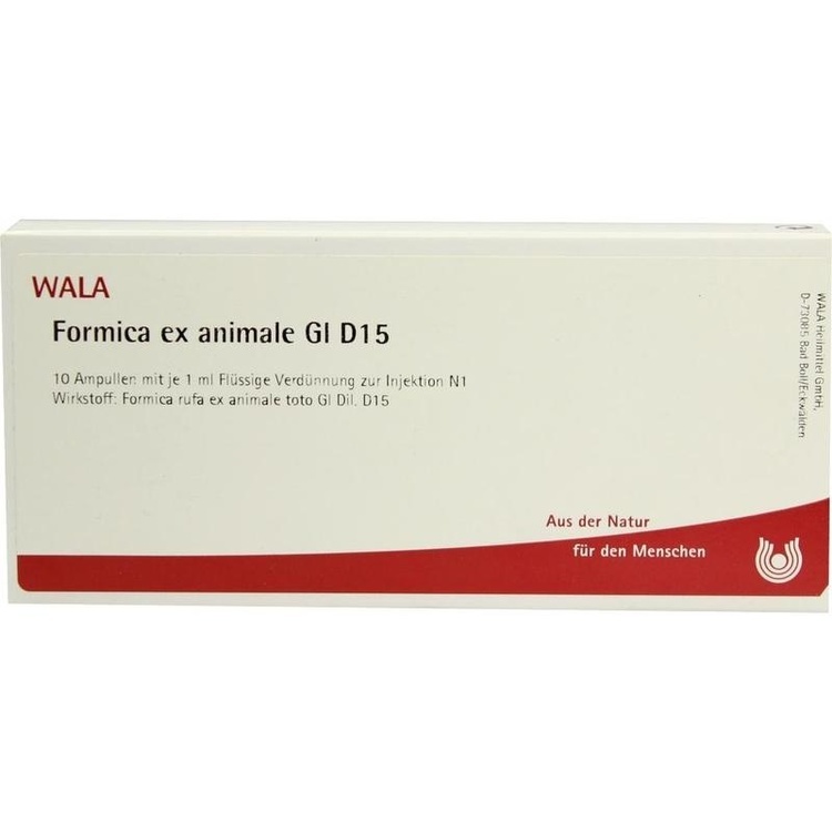 FORMICA EX animale GL D 15 Ampullen 10X1 ml