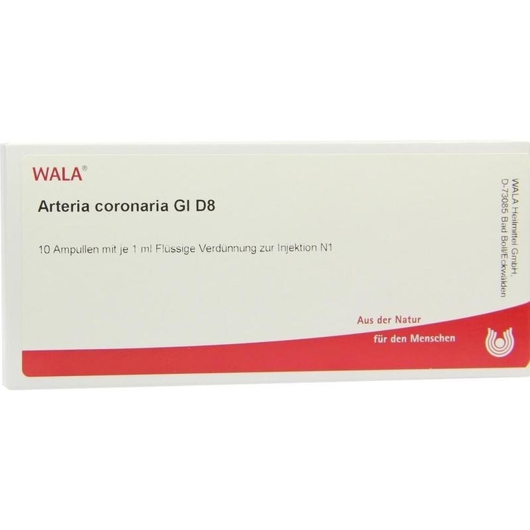 ARTERIA CORONARIA GL D 8 Ampullen 10X1 ml