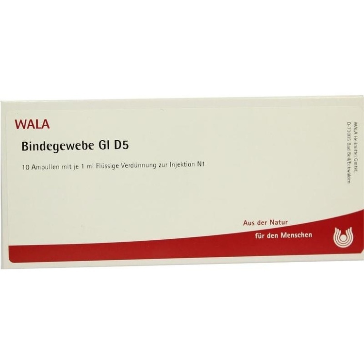 BINDEGEWEBE GL D 5 Ampullen 10X1 ml