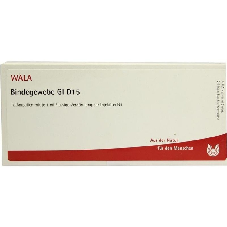 BINDEGEWEBE GL D 15 Ampullen 10X1 ml