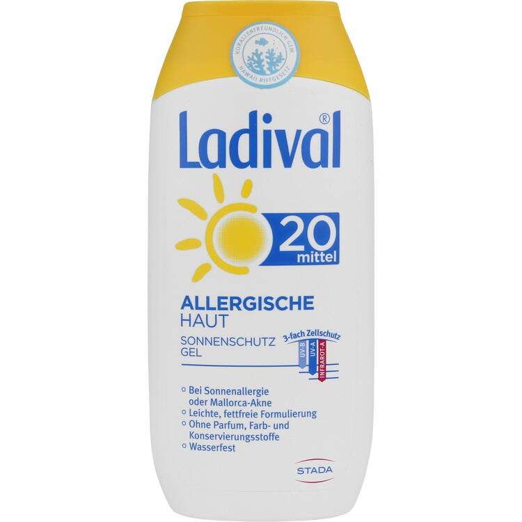 LADIVAL allergische Haut Gel LSF 20 200 ml