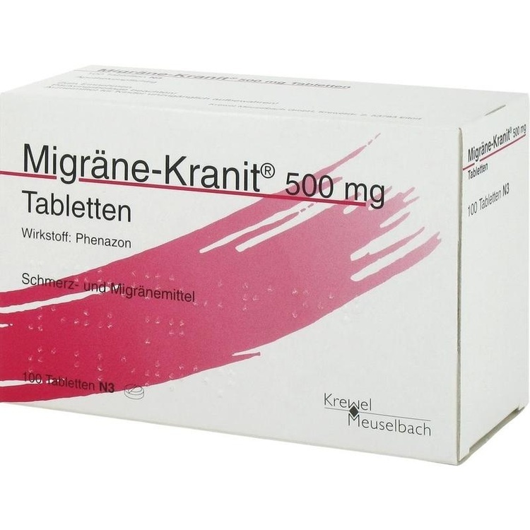MIGRÄNE KRANIT 500 mg Tabletten 100 St