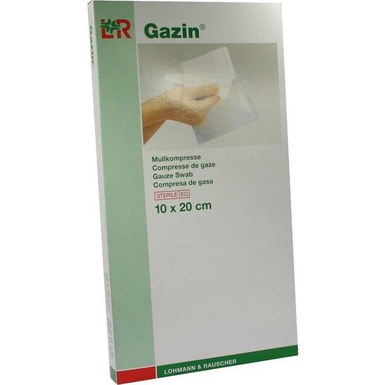 GAZIN Mullkomp.10x20 cm steril 8fach 5X2 St