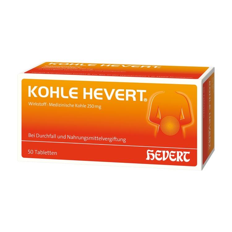 KOHLE Hevert Tabletten 50 St