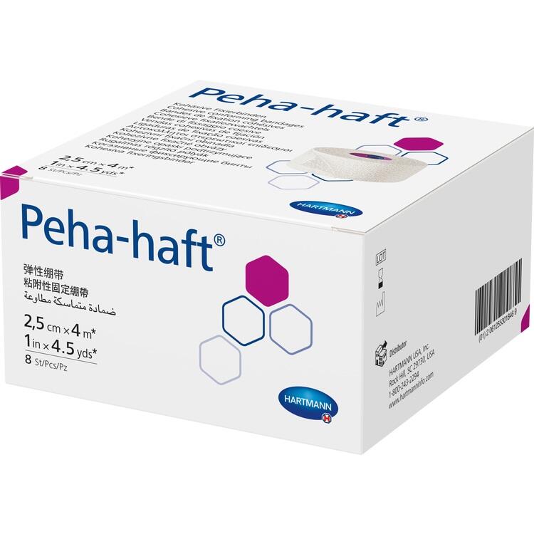 PEHA-HAFT Fixierbinde latexfrei 2,5 cmx4 m 8 St