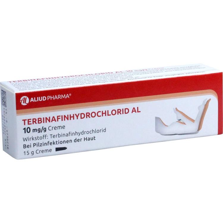 TERBINAFINHYDROCHLORID AL 10 mg/g Creme 15 g
