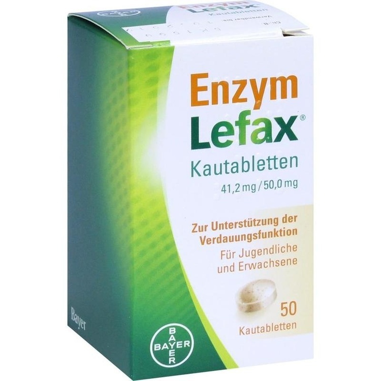 ENZYM LEFAX Kautabletten 50 St