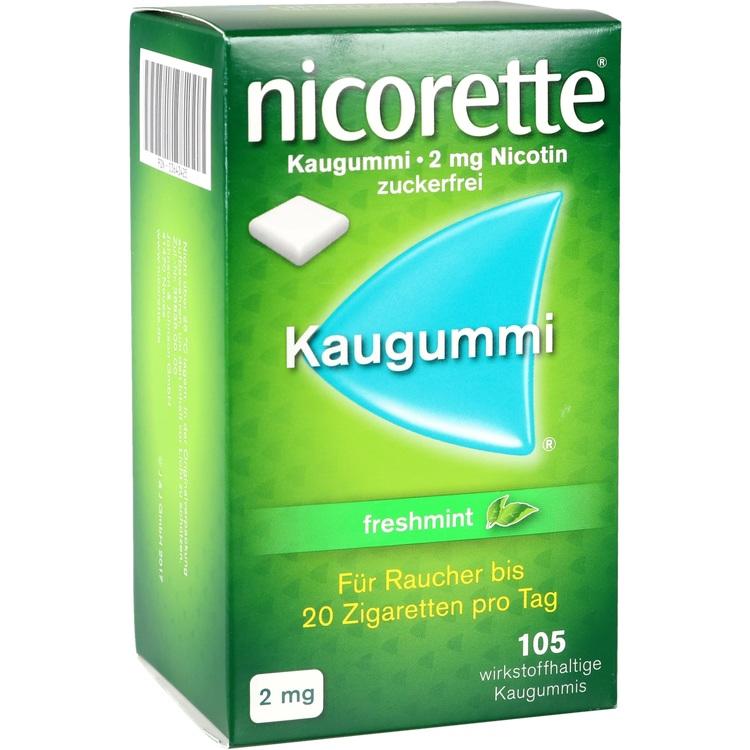 NICORETTE 2 mg freshmint Kaugummi 105 St