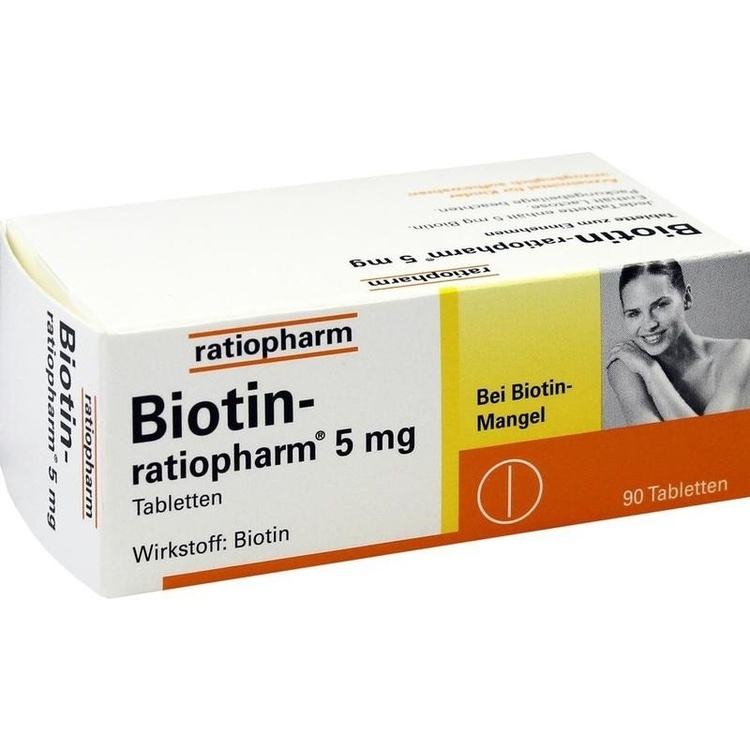 BIOTIN-RATIOPHARM 5 mg Tabletten 90 St