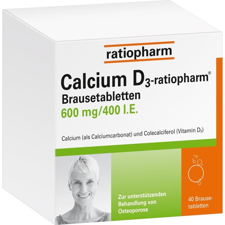 CALCIUM D3-ratiopharm Brausetabletten 40 St