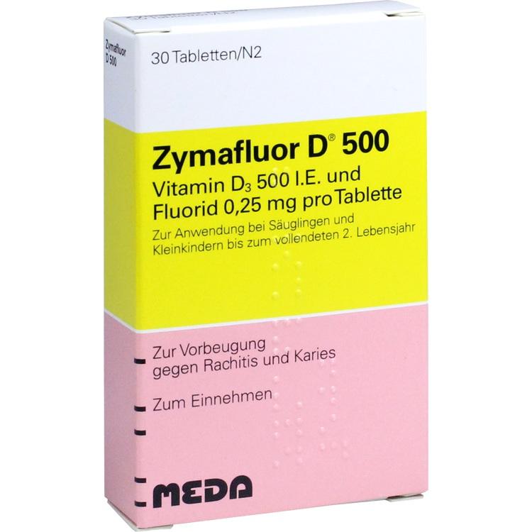 ZYMAFLUOR D 500 Tabletten 30 St