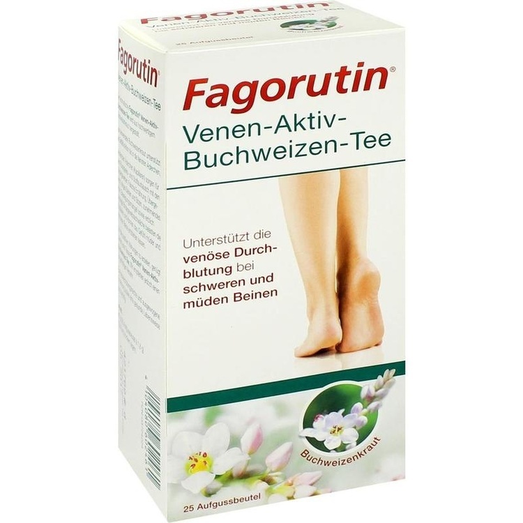 FAGORUTIN Venen-Aktiv-Buchweizen-Tee Filterbeutel 25 St