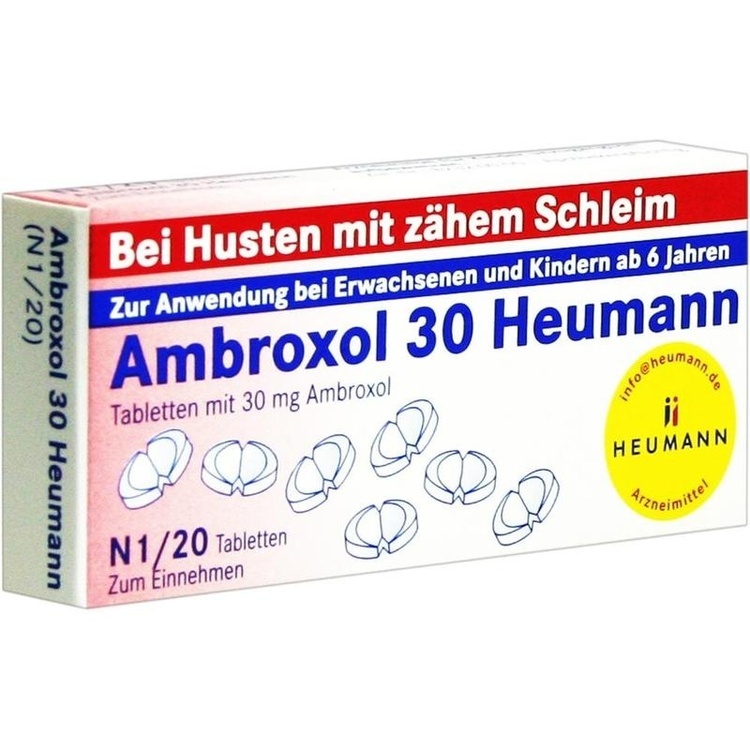 AMBROXOL 30 Heumann Tabletten 20 St