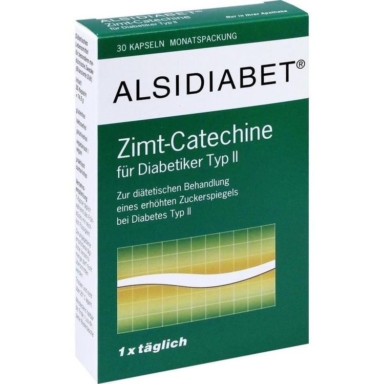 ALSIDIABET Zimt-Catechine f.Diab.Typ II 1xtägl.Kps 30 St
