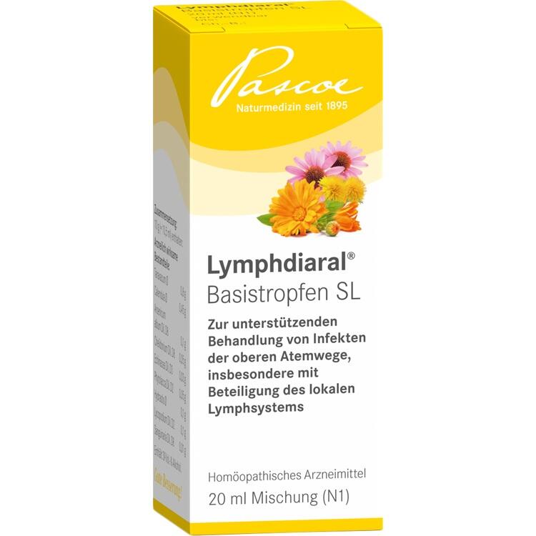 LYMPHDIARAL BASISTROPFEN SL 20 ml