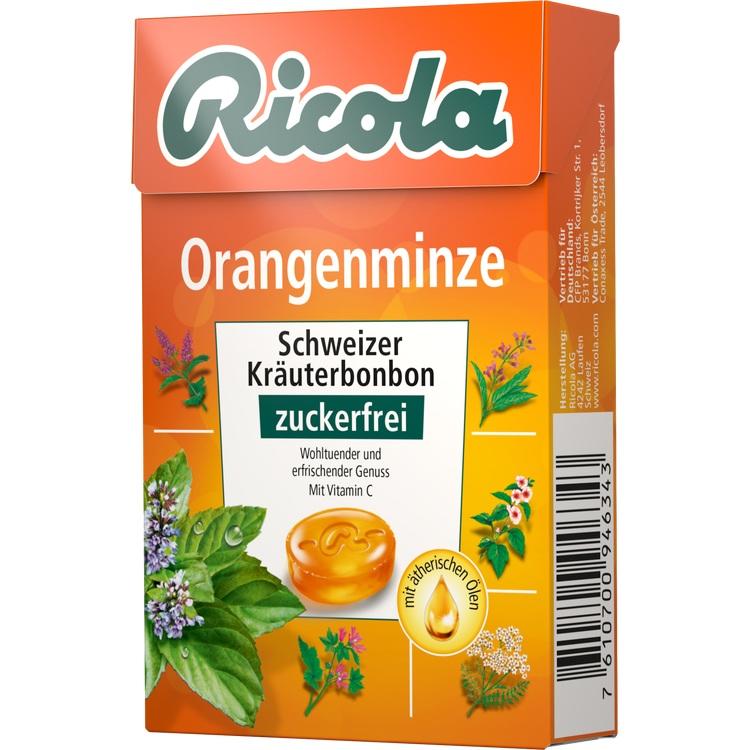 RICOLA o.Z.Box Orangenminze Bonbons 50 g