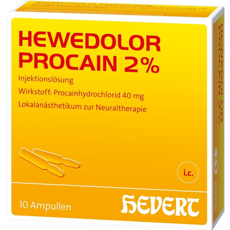 HEWEDOLOR Procain 2% Injektionslösung in Ampullen 10 St