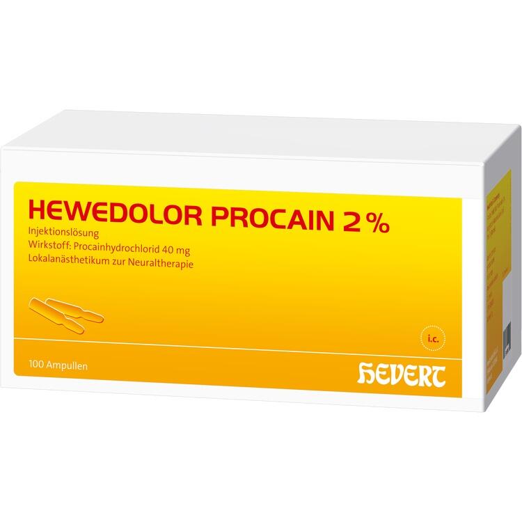 HEWEDOLOR Procain 2% Injektionslösung in Ampullen 100 St