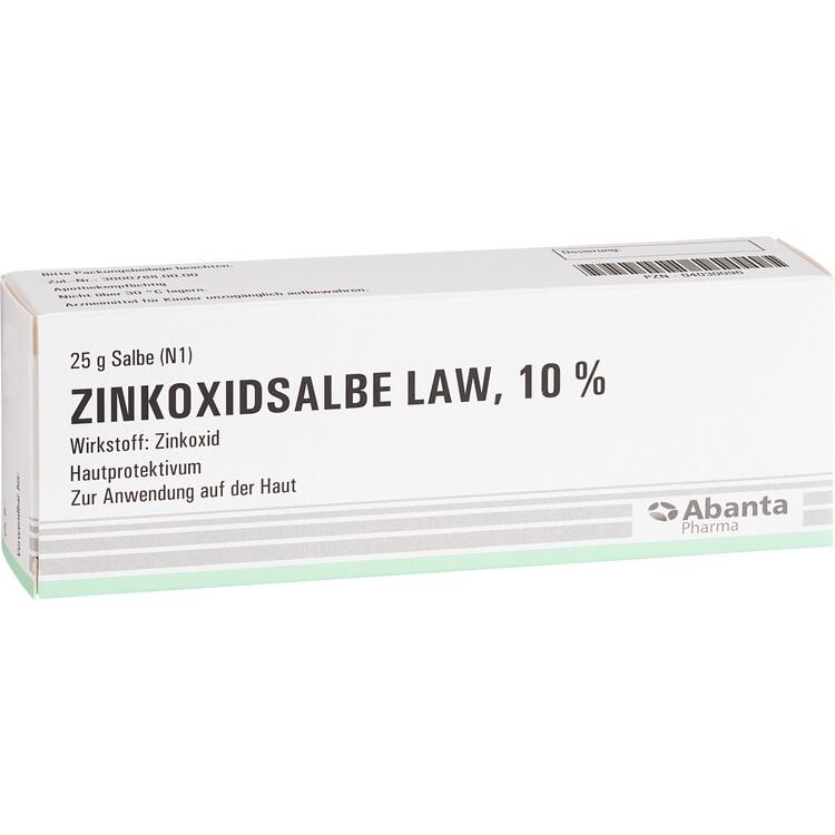 ZINKOXIDSALBE LAW 10% 25 g