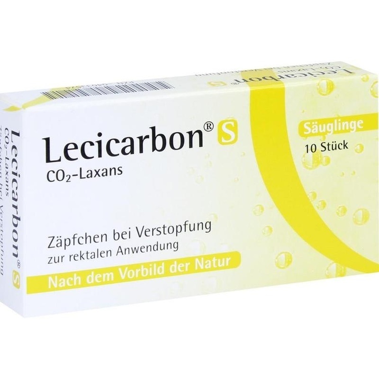 LECICARBON S CO2 Laxans Suppositorien 10 St