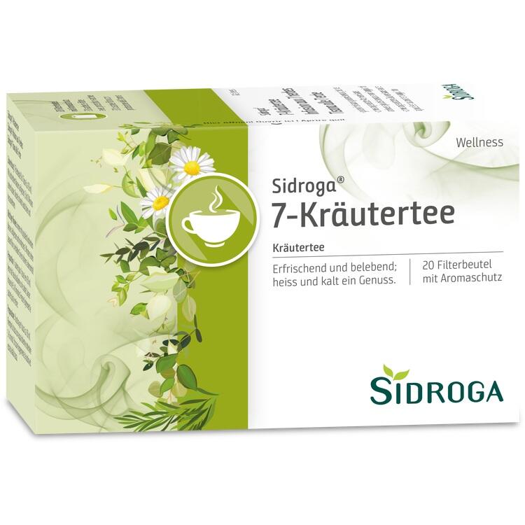 SIDROGA Wellness 7-Kräutertee Filterbeutel 20X2.0 g