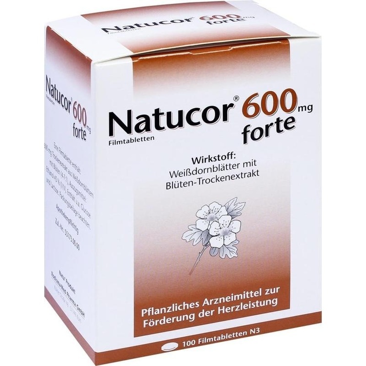 NATUCOR 600 mg forte Filmtabletten 100 St