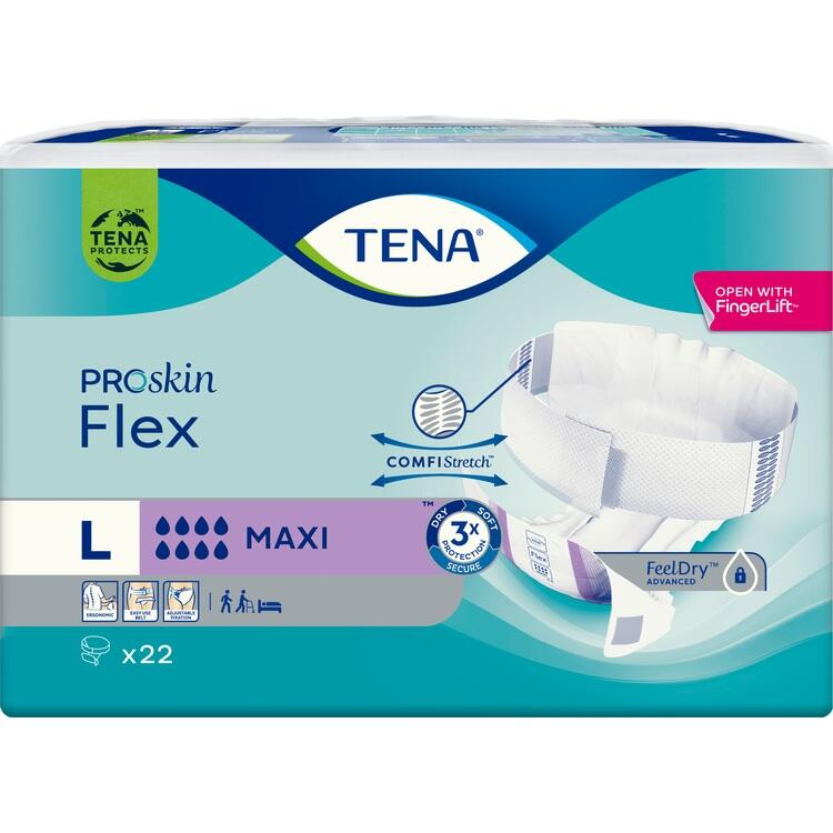 TENA FLEX maxi L 3X22 St