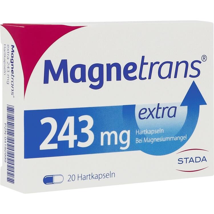 MAGNETRANS extra 243 mg Hartkapseln 20 St