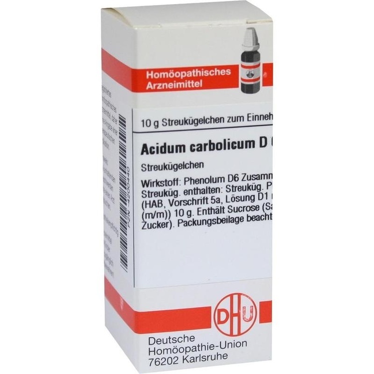 ACIDUM CARBOLICUM D 6 Globuli 10 g