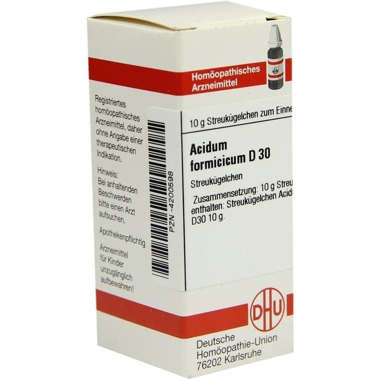 ACIDUM FORMICICUM D 30 Globuli 10 g